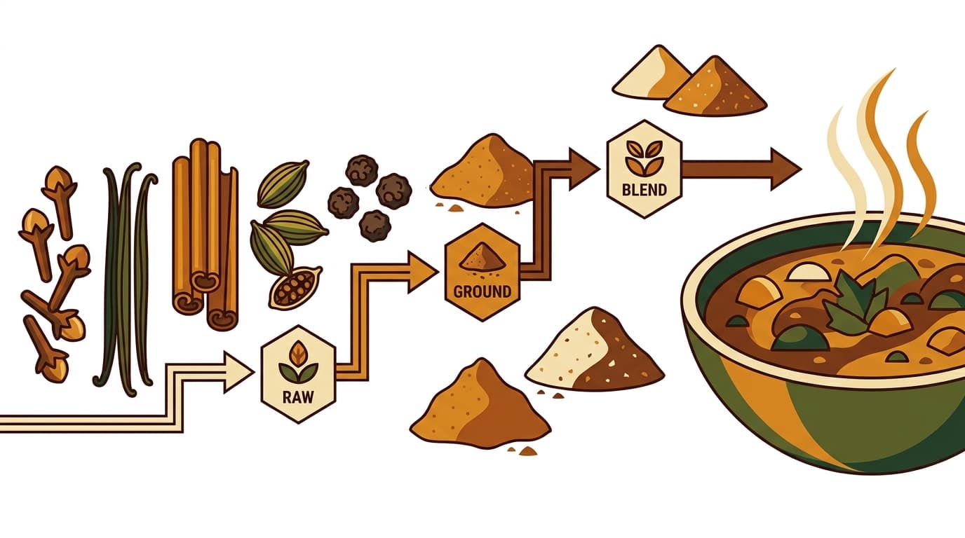 Épices comoriennes : guide des saveurs et de leurs usages