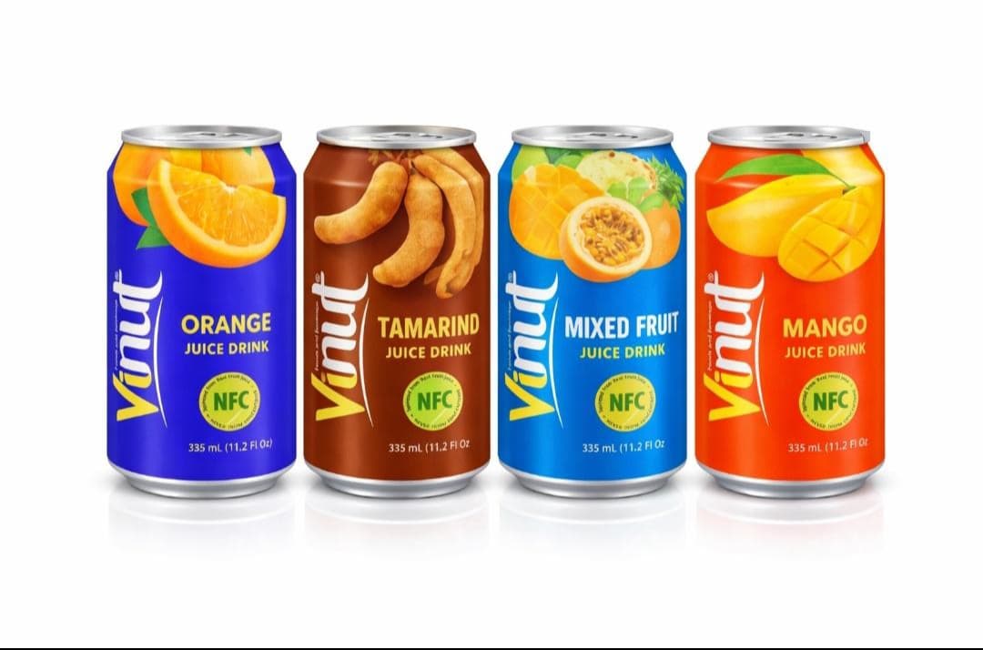 24 canettes Jus d'Orange، Mango, Tamarin, Exotique, Vinut