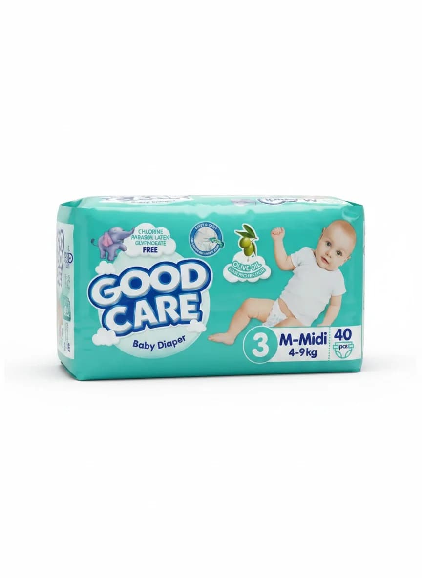 Couches bébé Good Care (40 pcs) — Bébé & Puériculture